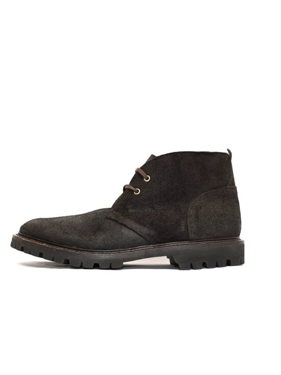 New! ALLEN EDMONDS Chandler Waxed Suede Lug Chukka Boots Brown 11.5 D 8137 DD540 main image 4